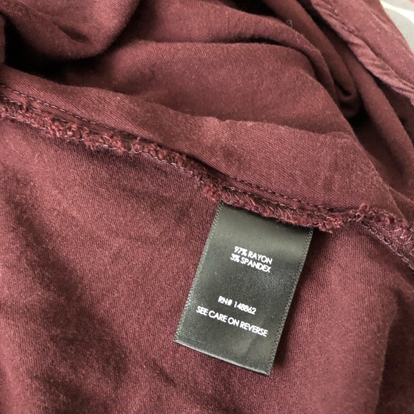 Wine-colored, Flow-y Tank-Top by Torrid. Comfy and Light-Weight - Picture 4 of 6